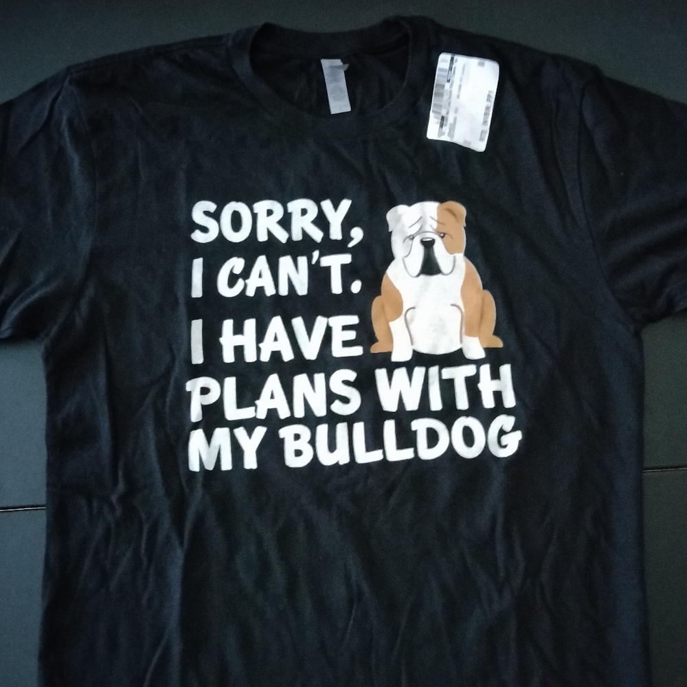 Funny Bulldog shirt-NEW